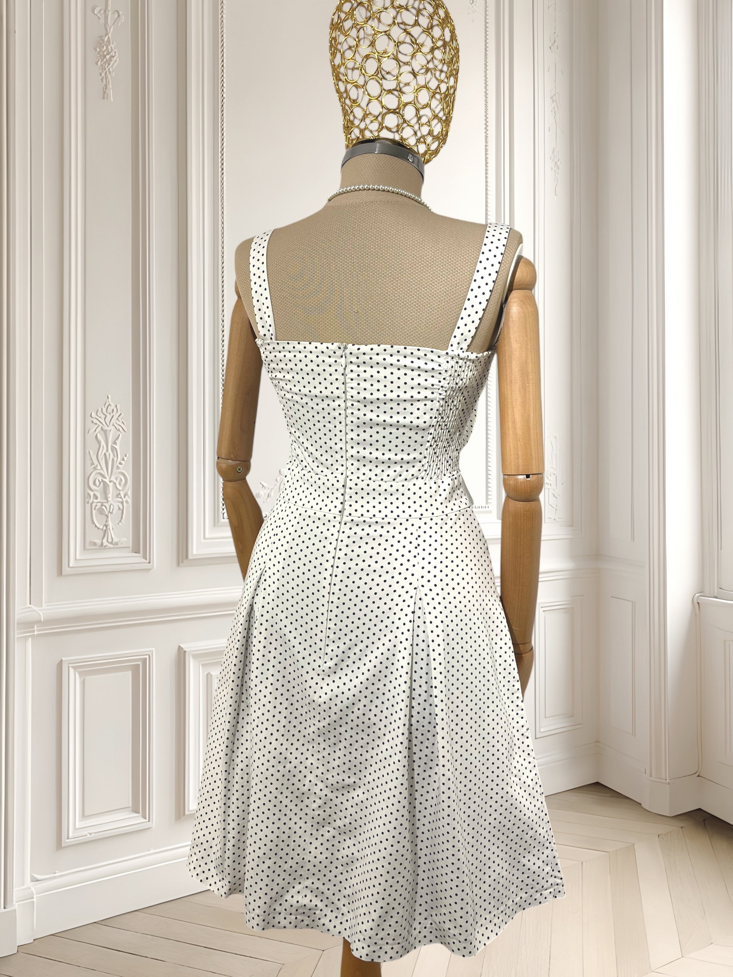 Rochie din bumbac cu buline mărimea S