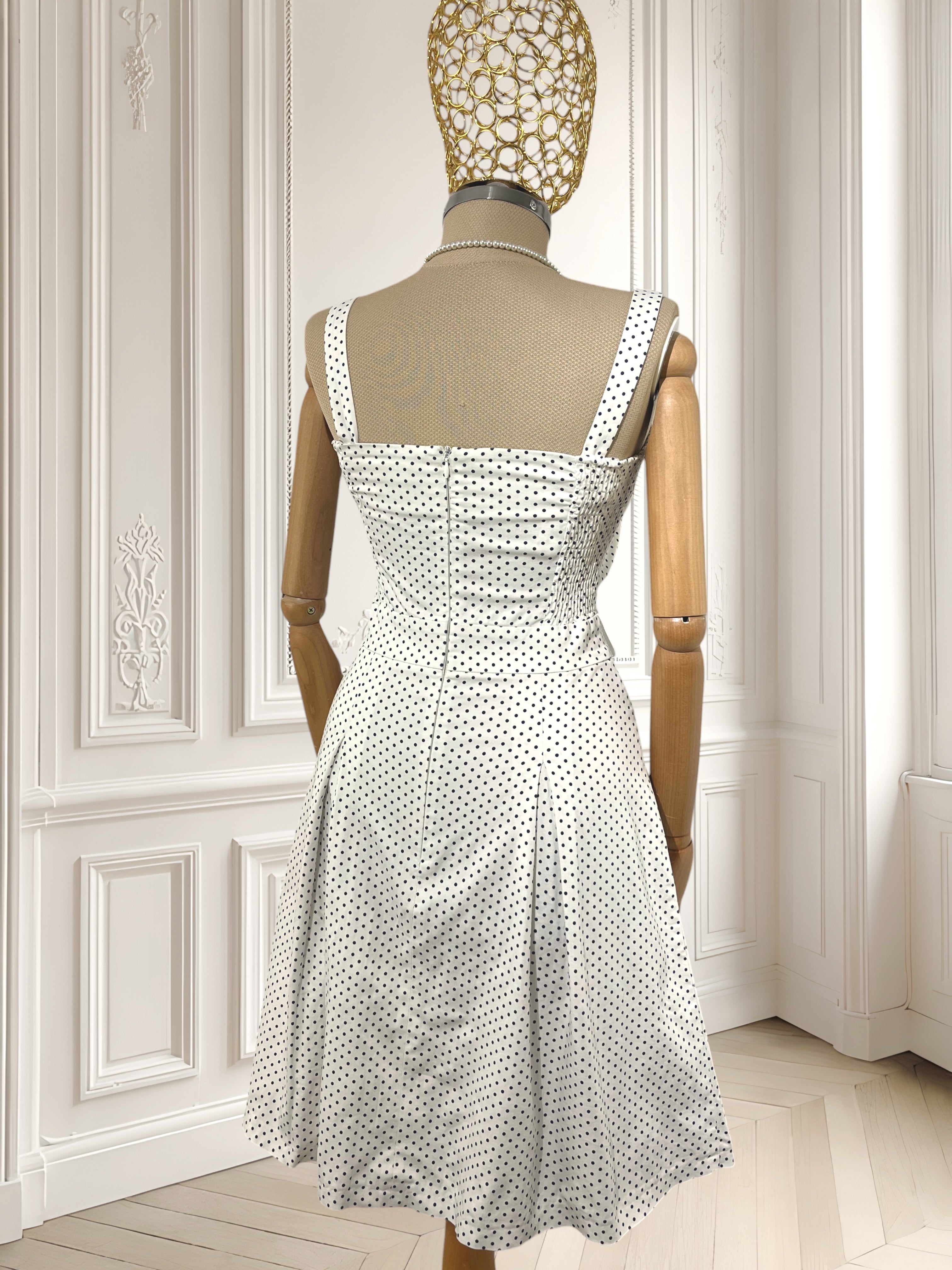 Rochie din bumbac cu buline mărimea S
