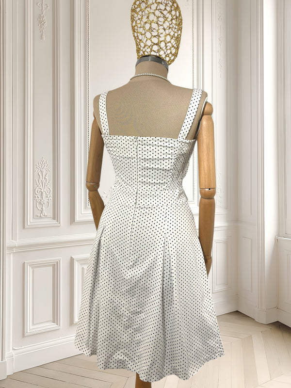 Rochie din bumbac cu buline mărimea S