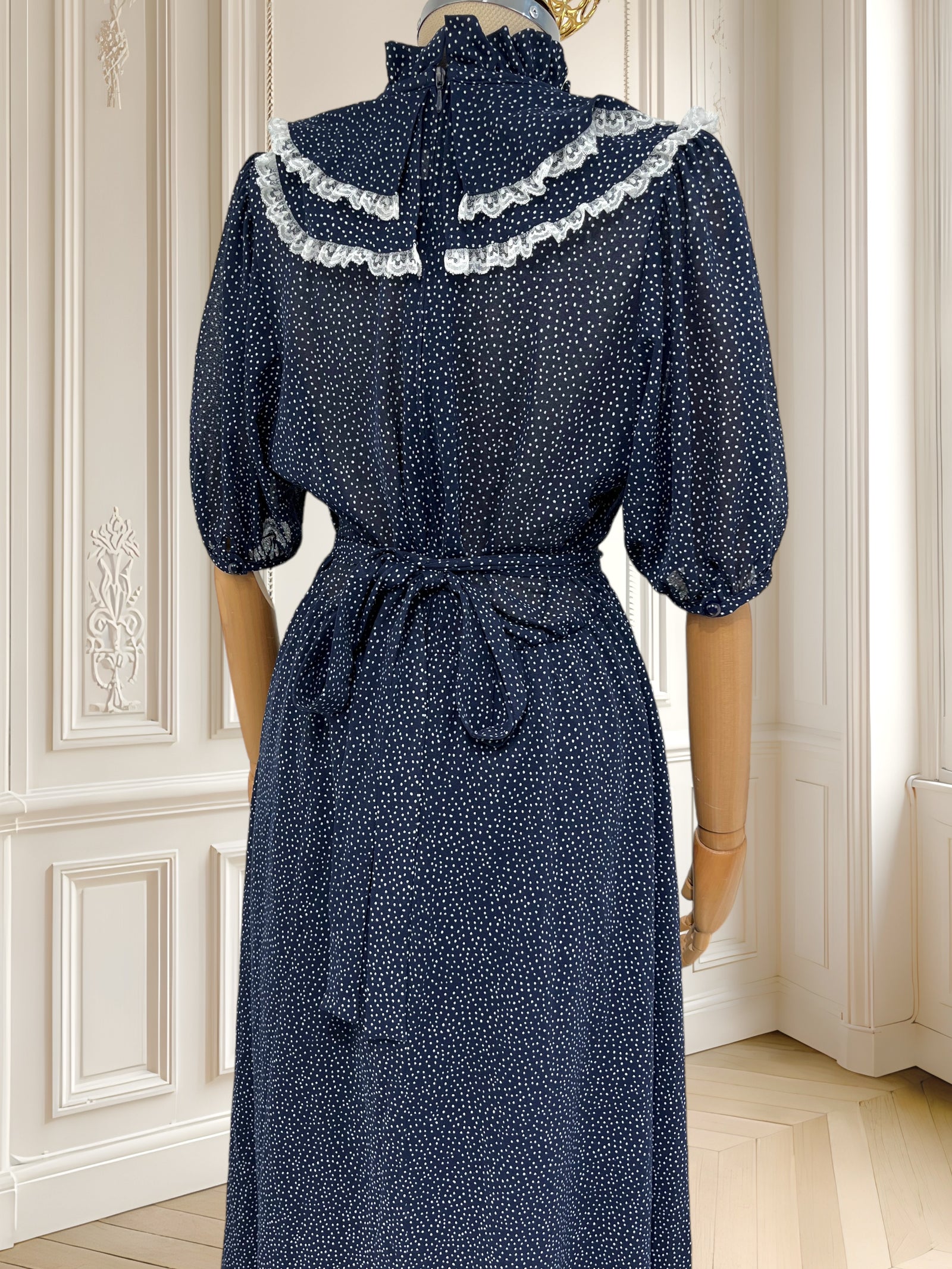 Rochie vintage bleumarin mărimea M