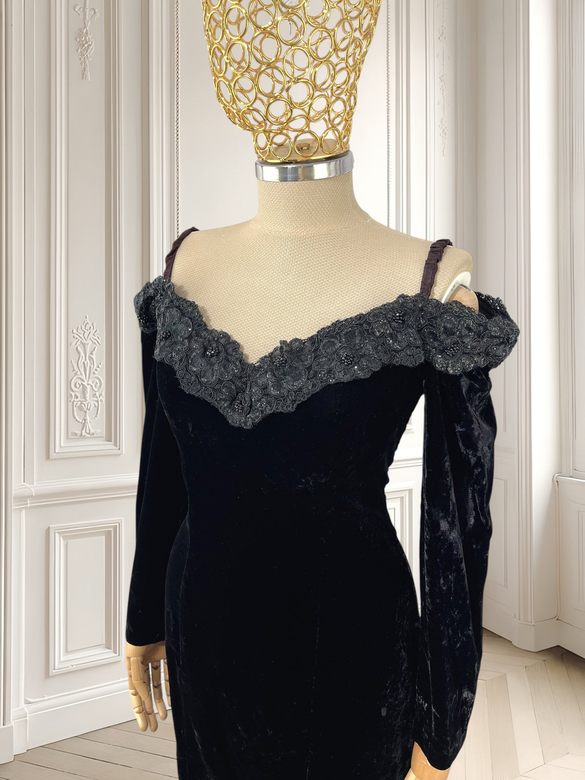 Rochie elegantă din catifea mărimea S
