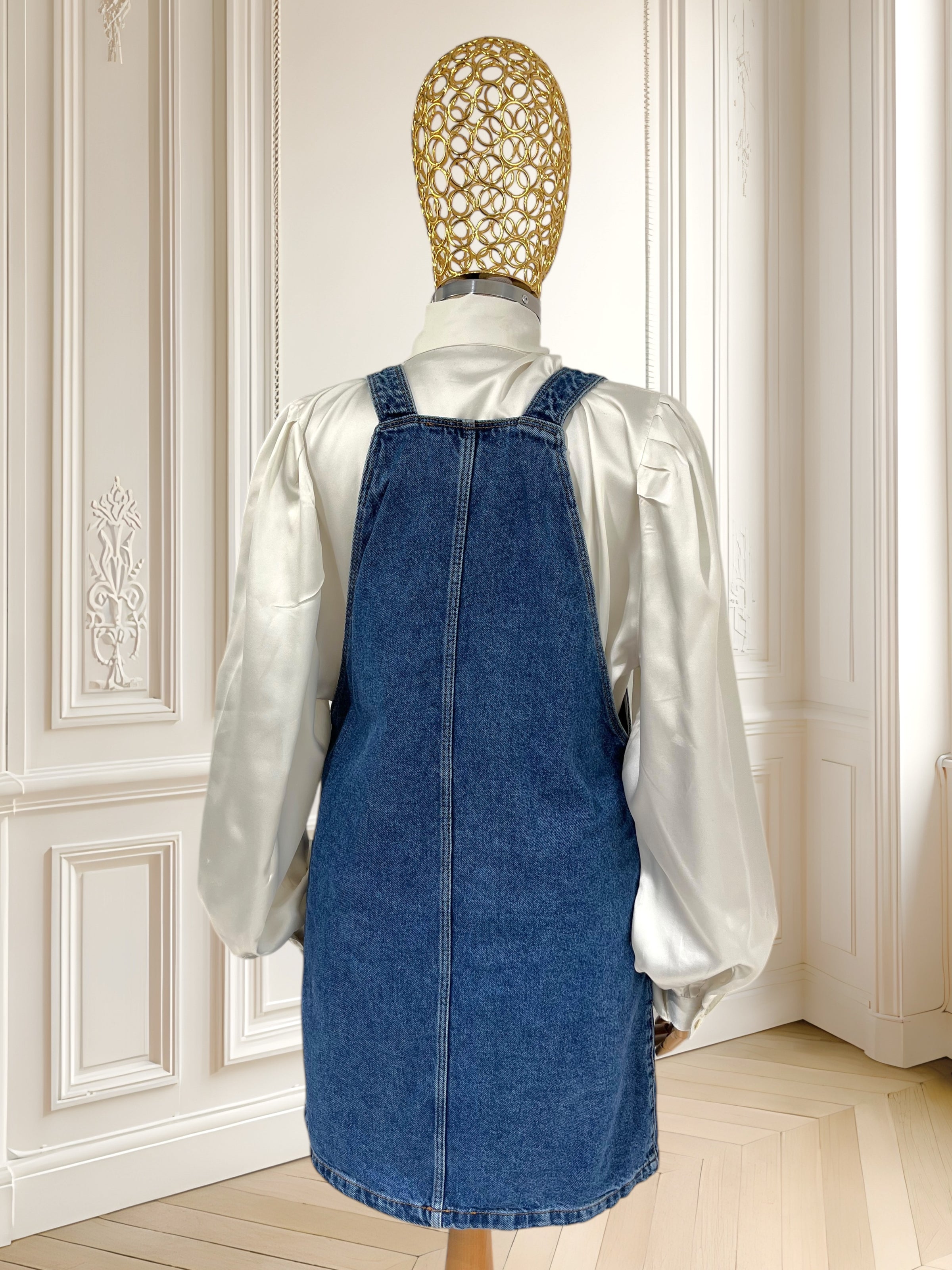 Rochie tip salopetă din denim mărimea M