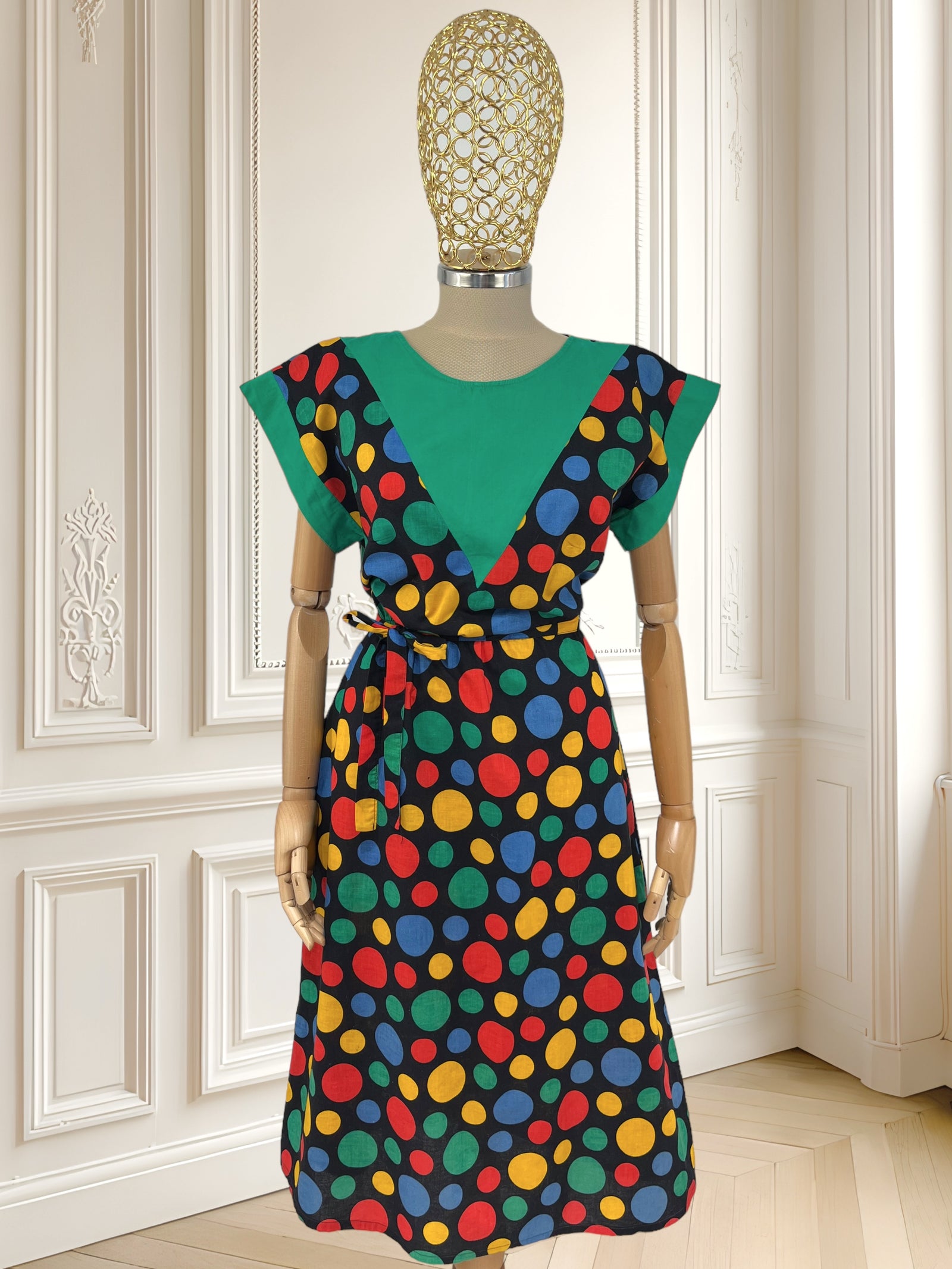 Rochie retro din bumbac mărimea M