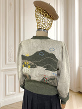 Încarcă imaginea în vizualizatorul Galerie, Cardigan din lână și in potrivit pentru M/L
