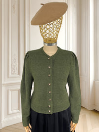 Cardigan vintage din lână pură mărimea M