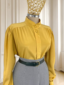 Cămașă vintage cu nasturi ascunși mărimea XL