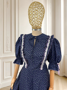 Rochie vintage bleumarin mărimea M