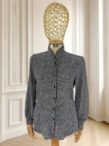 Cămașă Emporio Armani din mătase mărimea M
