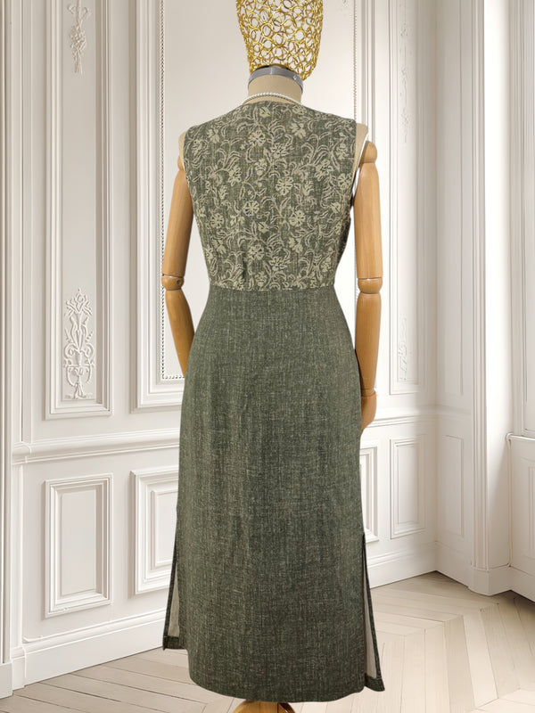 Rochie vintage din in mărimea M