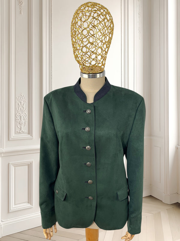 Sacou vintage cu aspect de piele întoarsă mărimea L