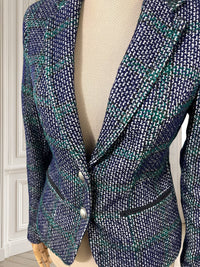 Sacou smart casual din tweed potrivit pentru XS/S