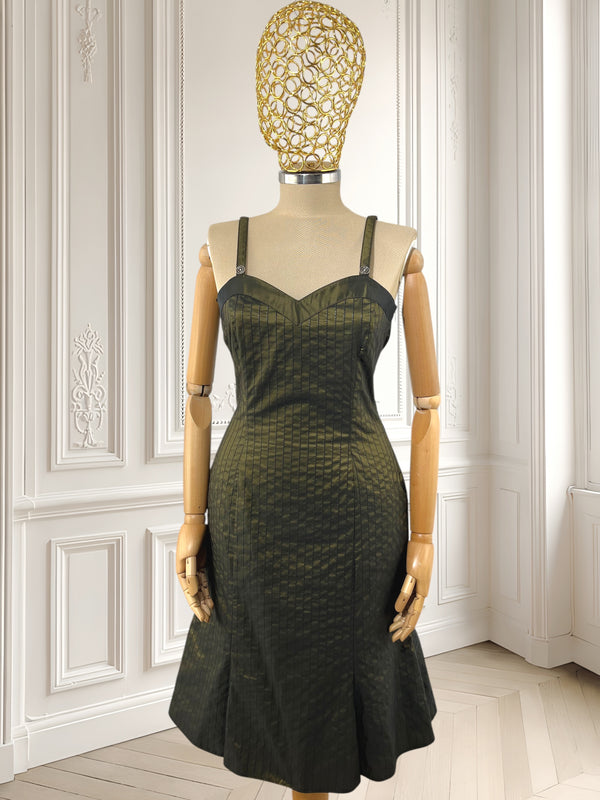 Rochie vintage cu efect sidefat mărimea S