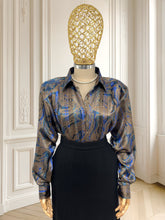 Încarcă imaginea în vizualizatorul Galerie, Cămașă vintage satinată mărimea XL
