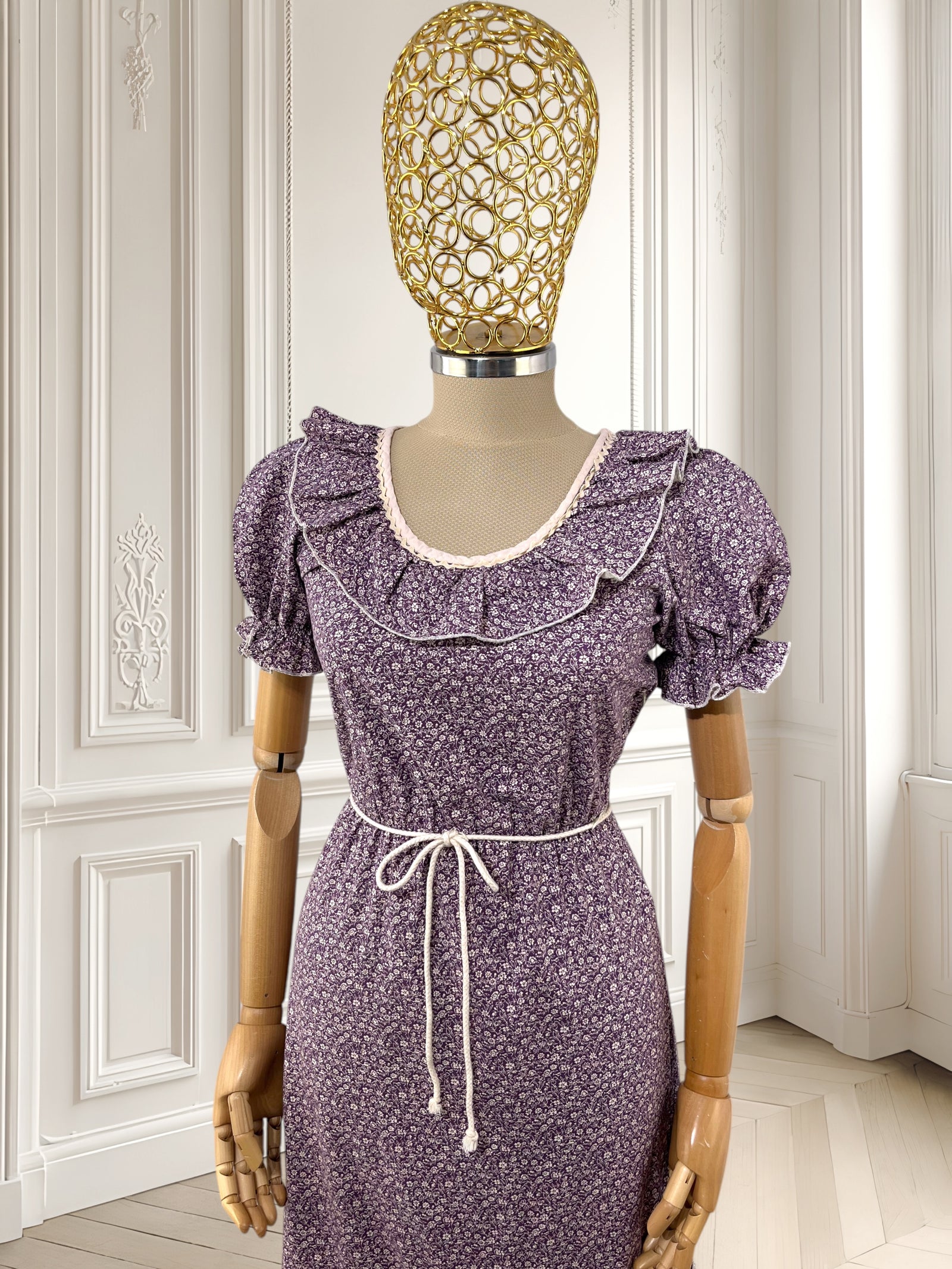 Rochie vintage din bumbac mărimea S