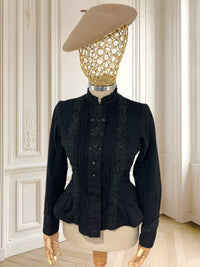 Sacou vintage lucrat manual mărimea S