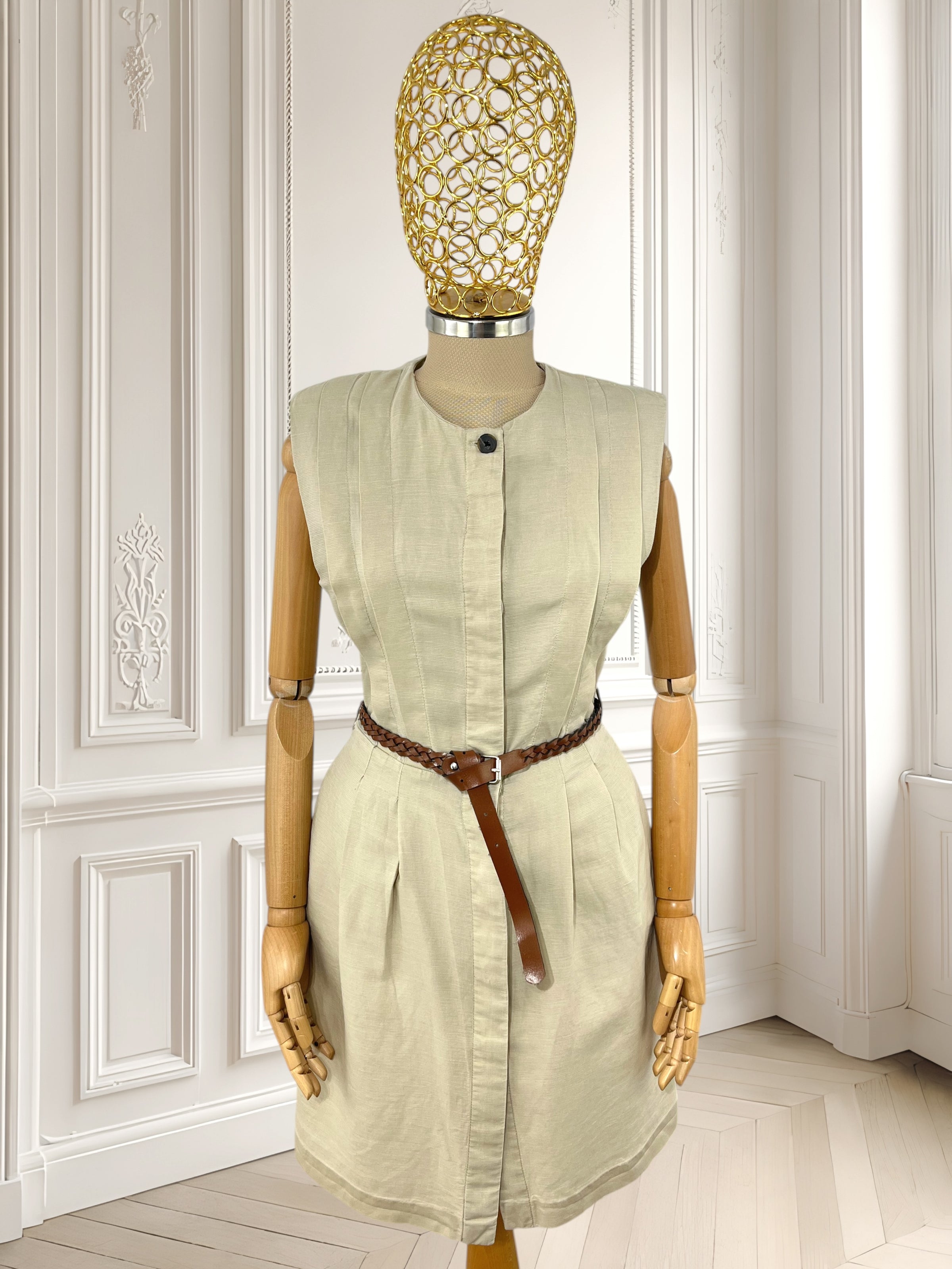 Rochie din amestec de in mărimea S
