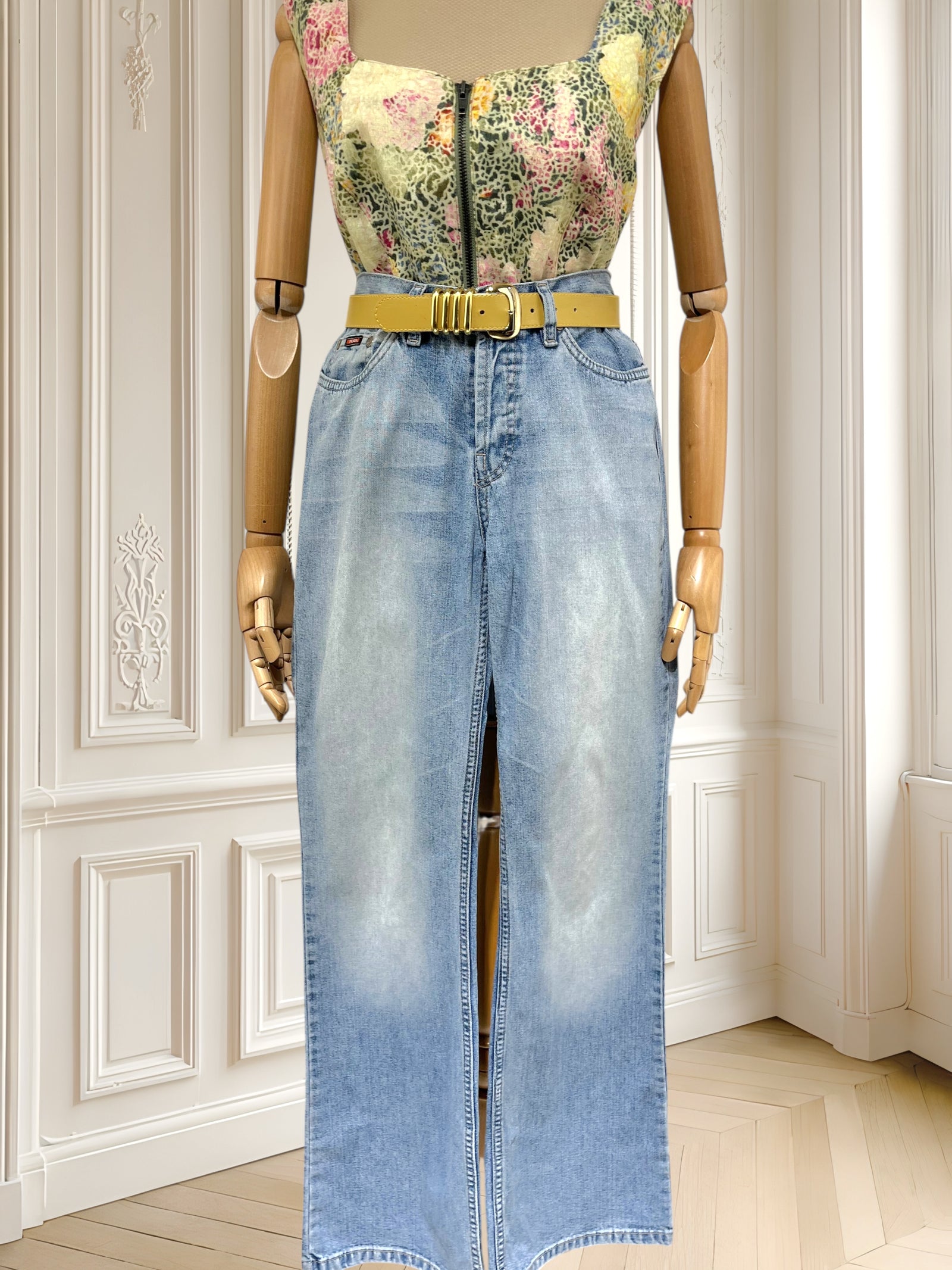 Jeans vintage de brand cu talie joasă mărimea S