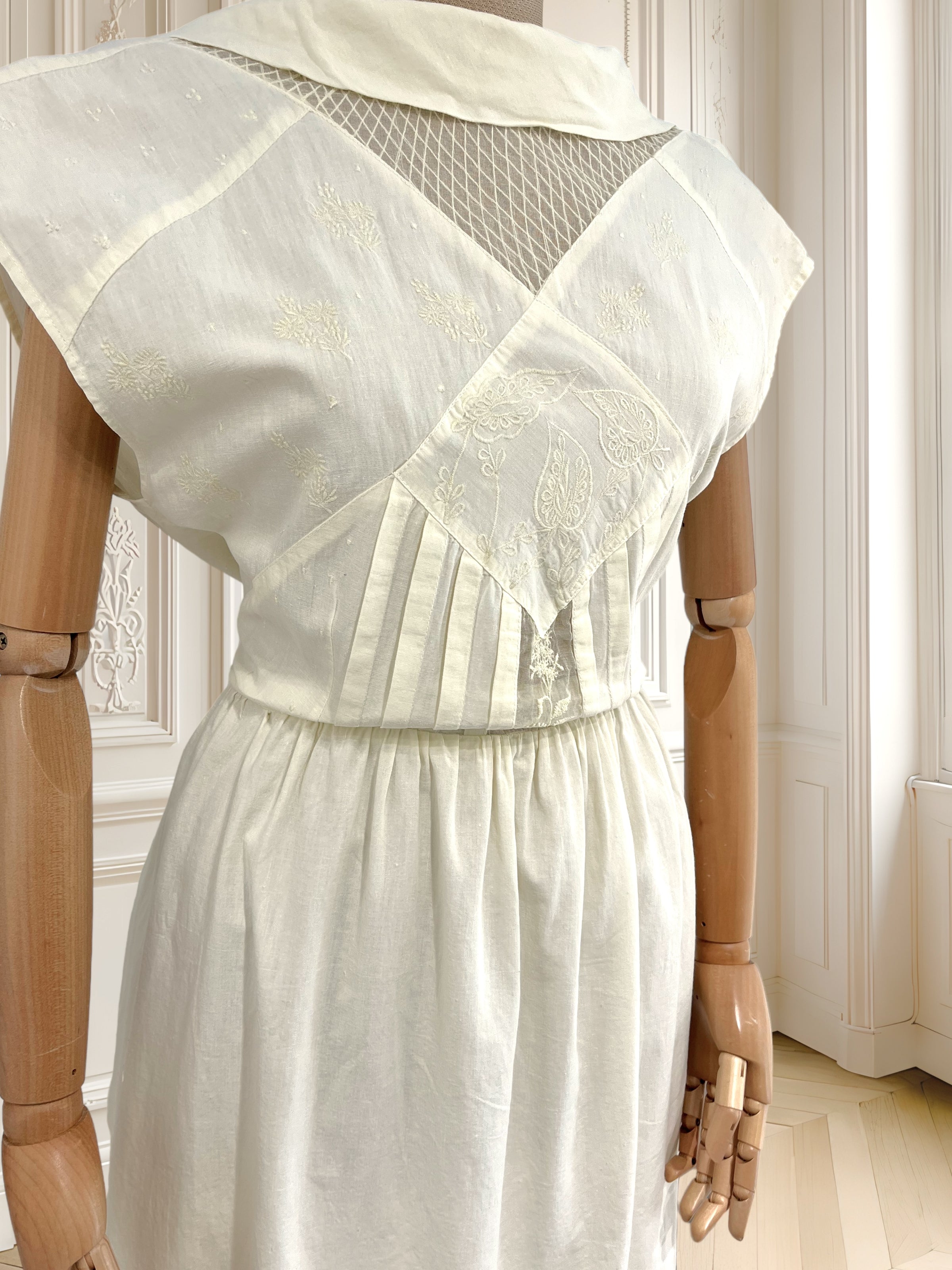 Rochie vintage din bumbac mărimea L