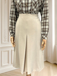 Fustă crem din tricot fin mărimea S