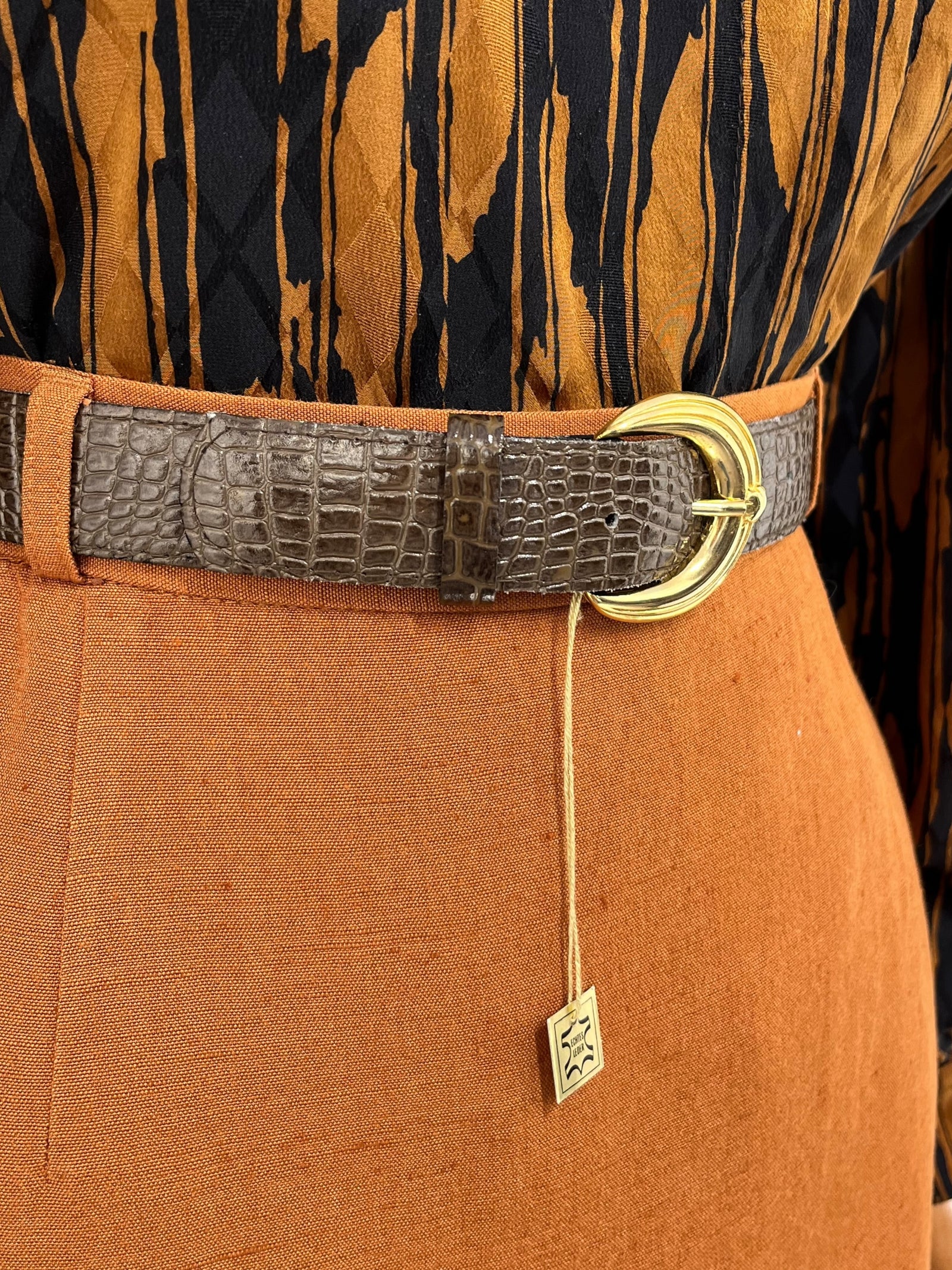 Curea vintage din piele