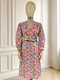 Rochie vintage lucrată manual mărimea S