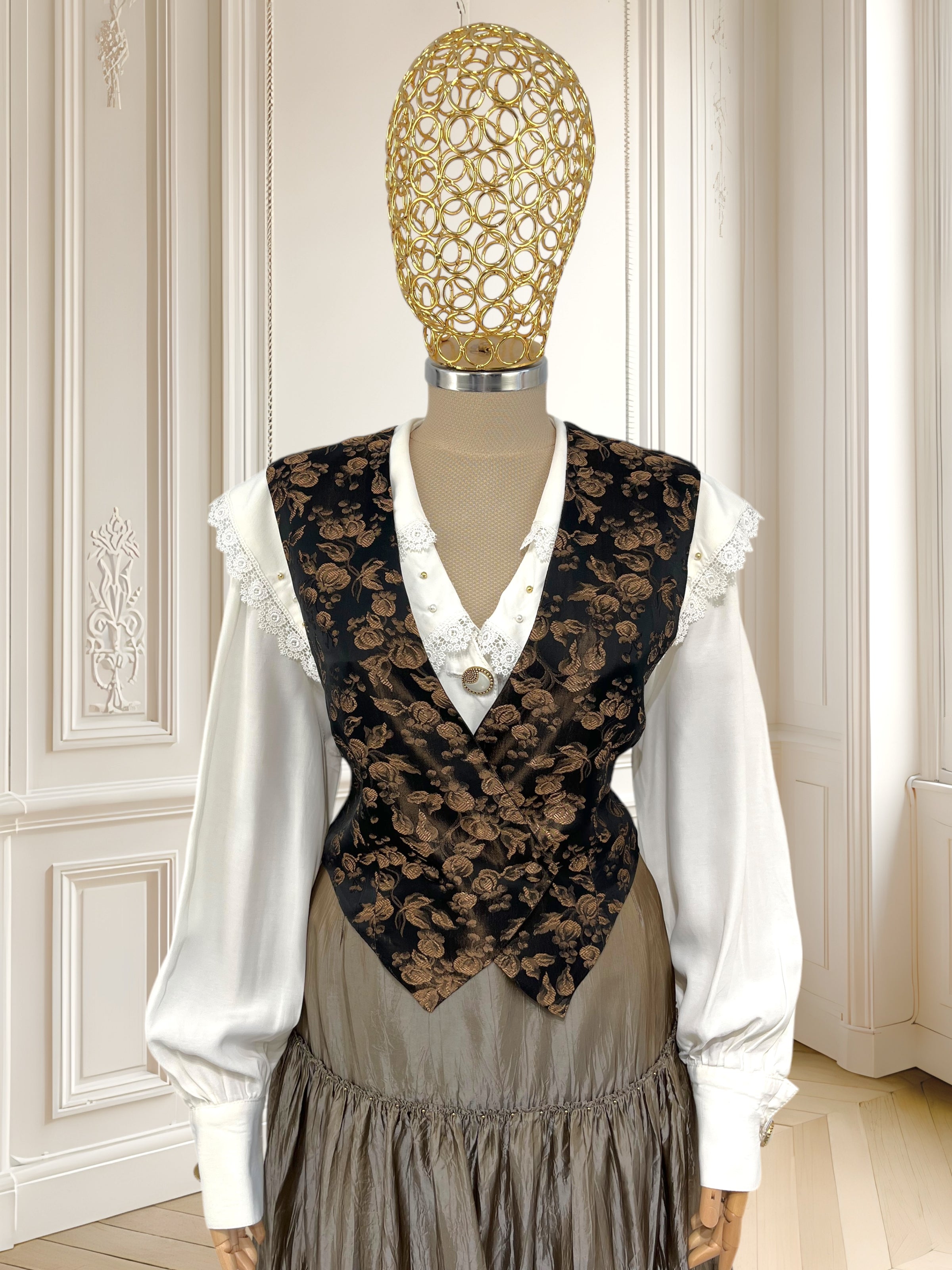 Vestă vintage de costum mărimea M