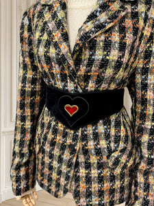 Sacou vintage din tweed mărimea XL