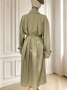Trench coat vintage cu croi evazat mărimea L