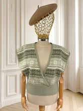 Încarcă imaginea în vizualizatorul Galerie, Vestă vintage din amestec de lână potrivită pentru M/L

