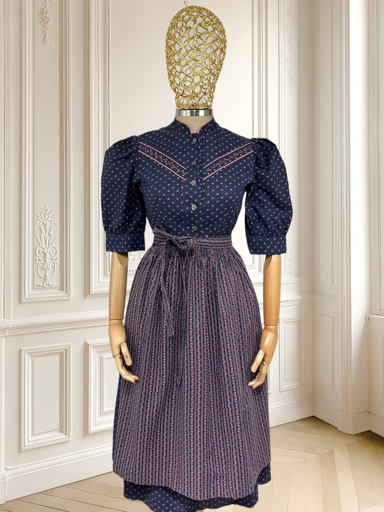 Rochie vintage din bumbac mărimea S