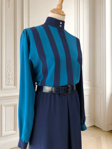 Rochie vintage albastră mărimea M
