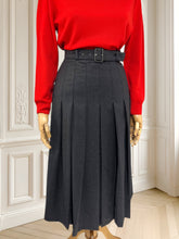Încarcă imaginea în vizualizatorul Galerie, Fustă plisată din lână pură mărimea S
