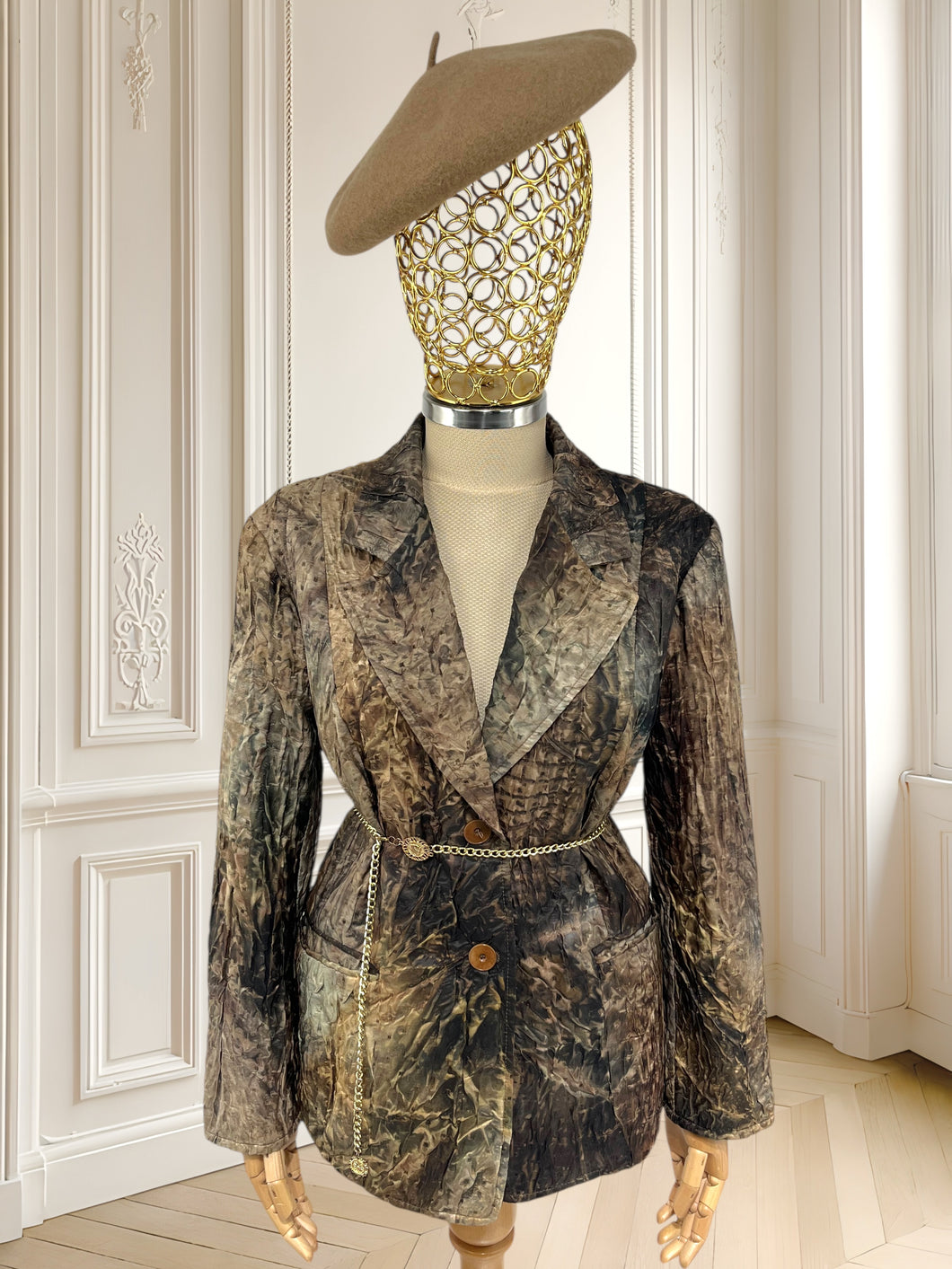 Sacou creponat in degradé mărimea L