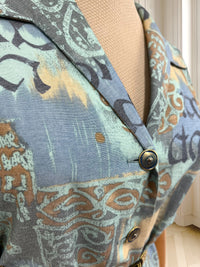 Rochie vintage în culori pastelate mărimea XL