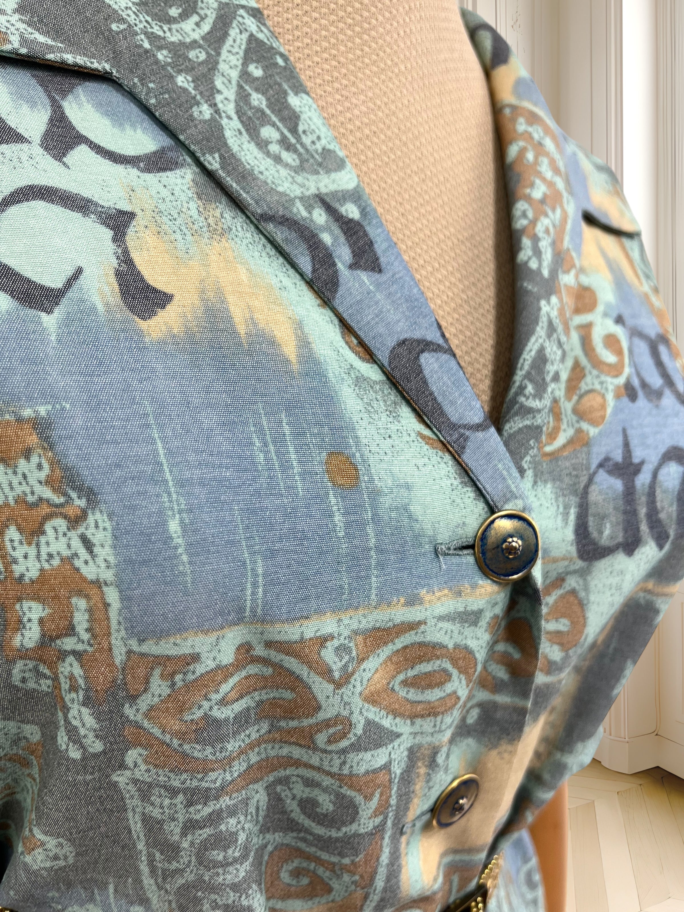 Rochie vintage în culori pastelate mărimea XL