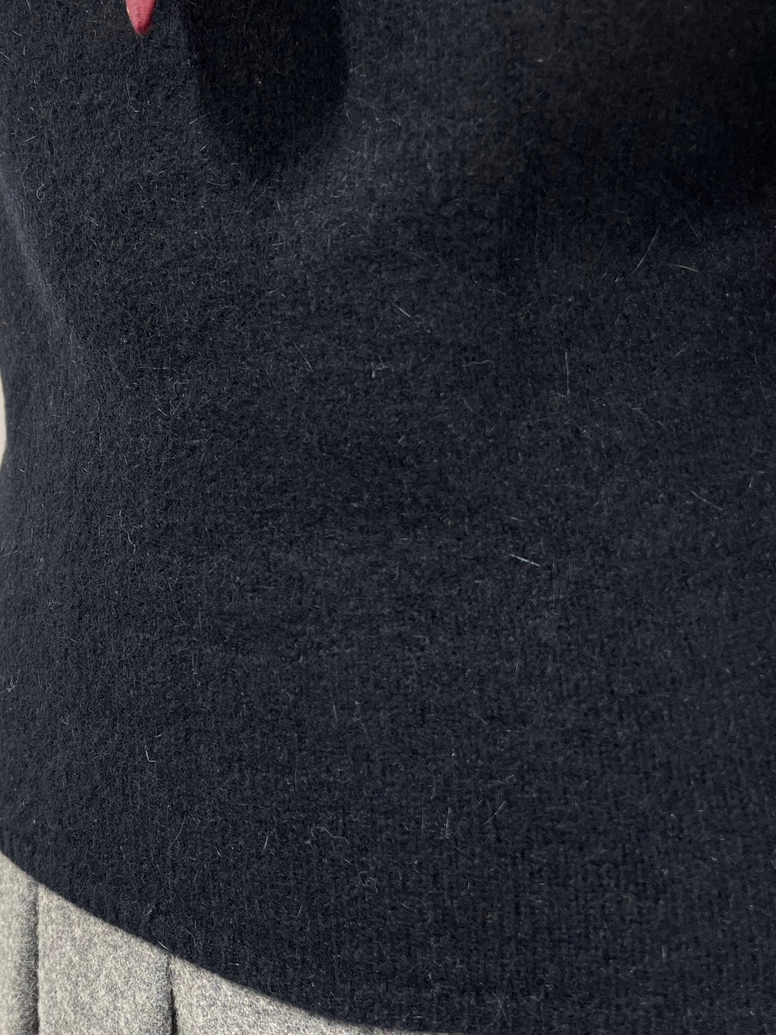 Tricou pufos din lână și angora mărimea S