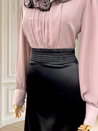 Rochie elegantă satinată mărimea M
