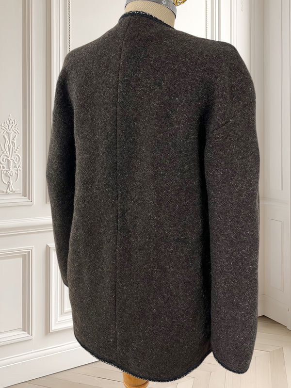 Cardigan vintage din lână pură mărimea XL