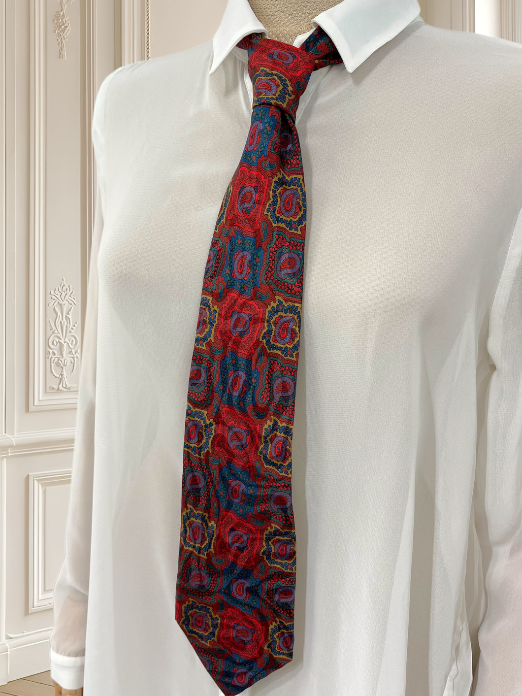 Cravată italienească din mătase naturală