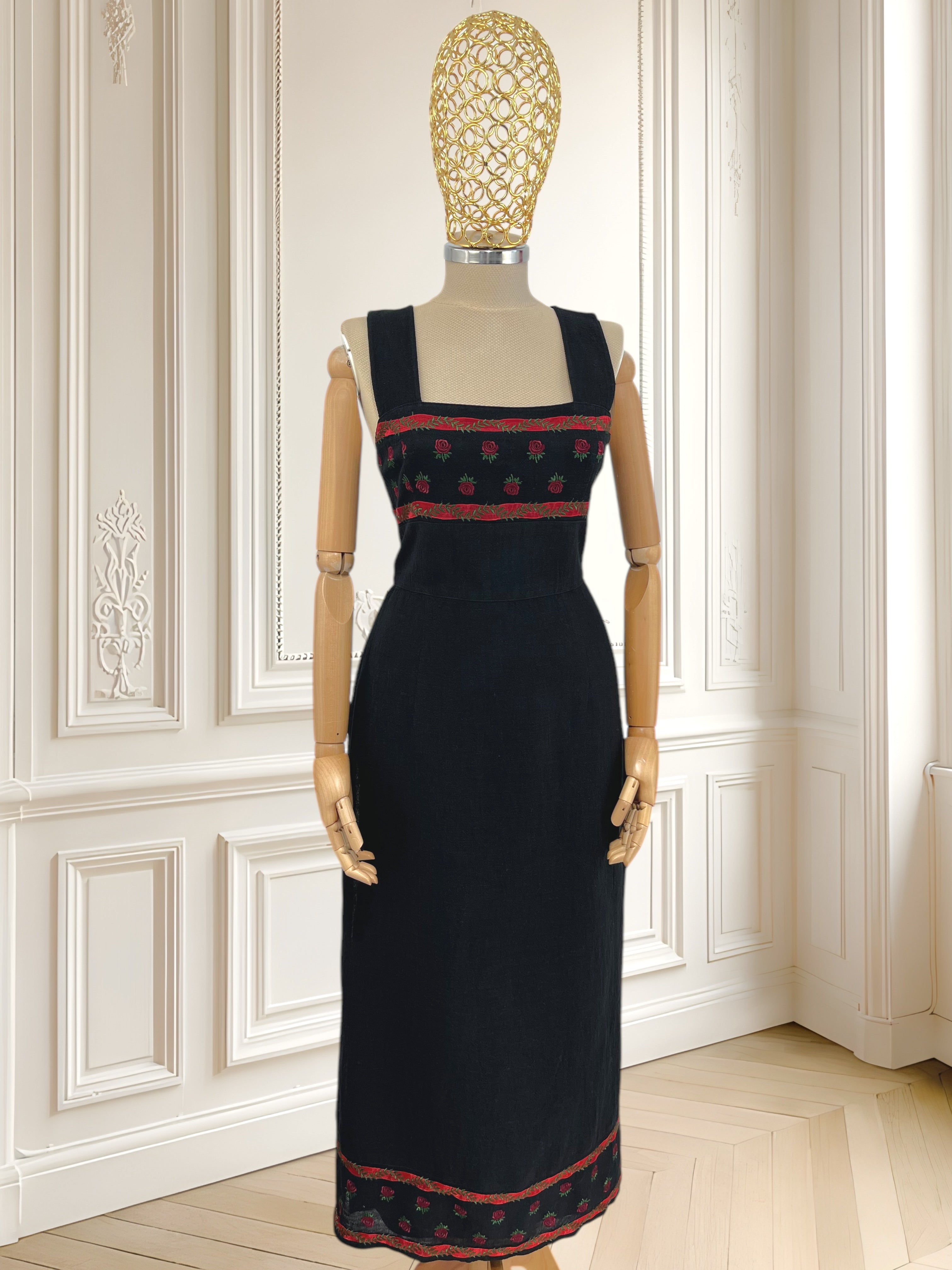 Rochie vintage din in mărimea S