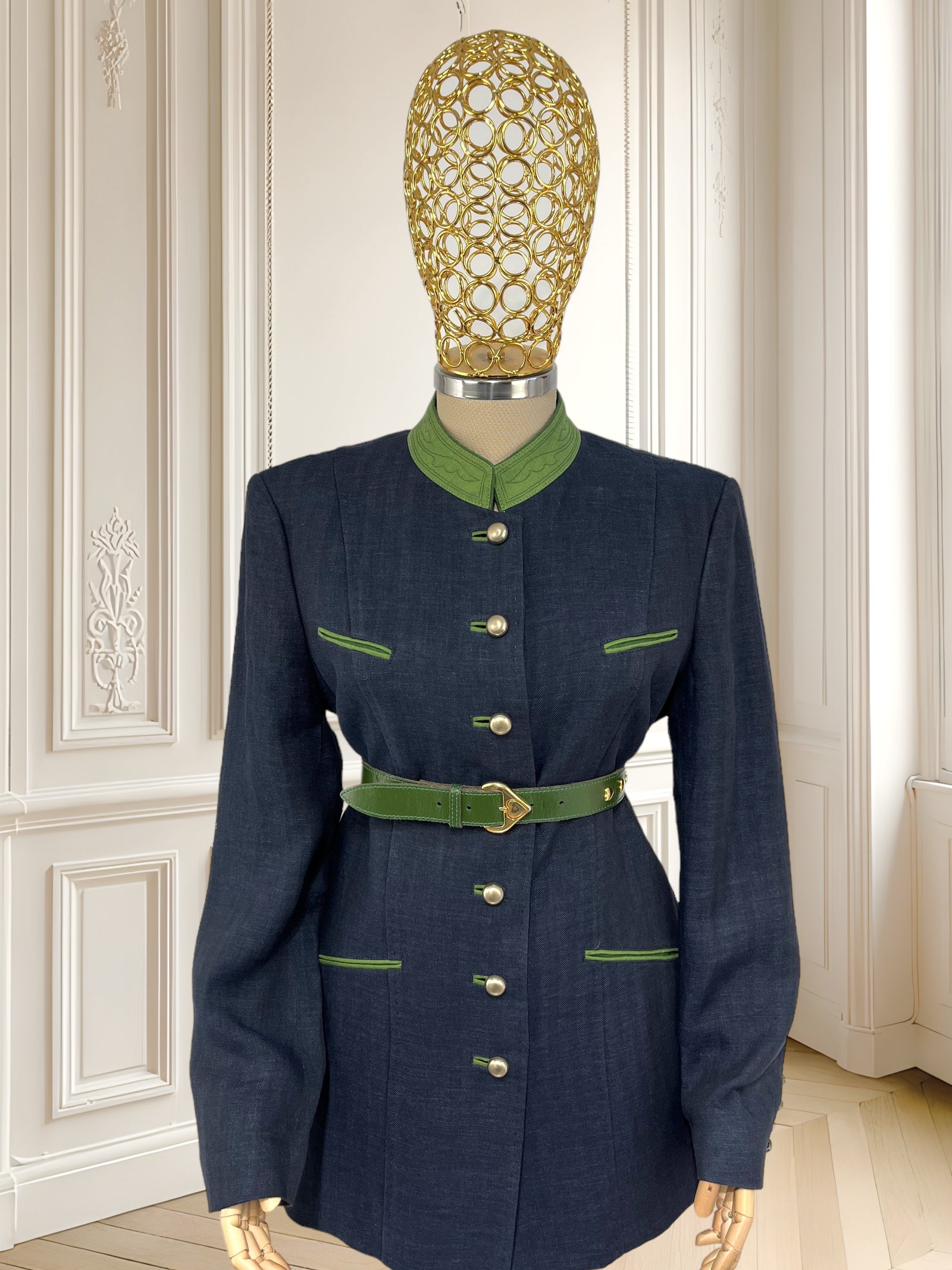 Sacou vintage din in mărimea M
