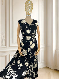 Rochie vintage din vâscoză mărimea XL