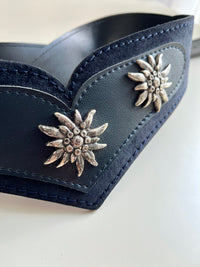 Curea vintage bleumarin