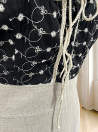 Rochie vintage din amestec de in mărimea M