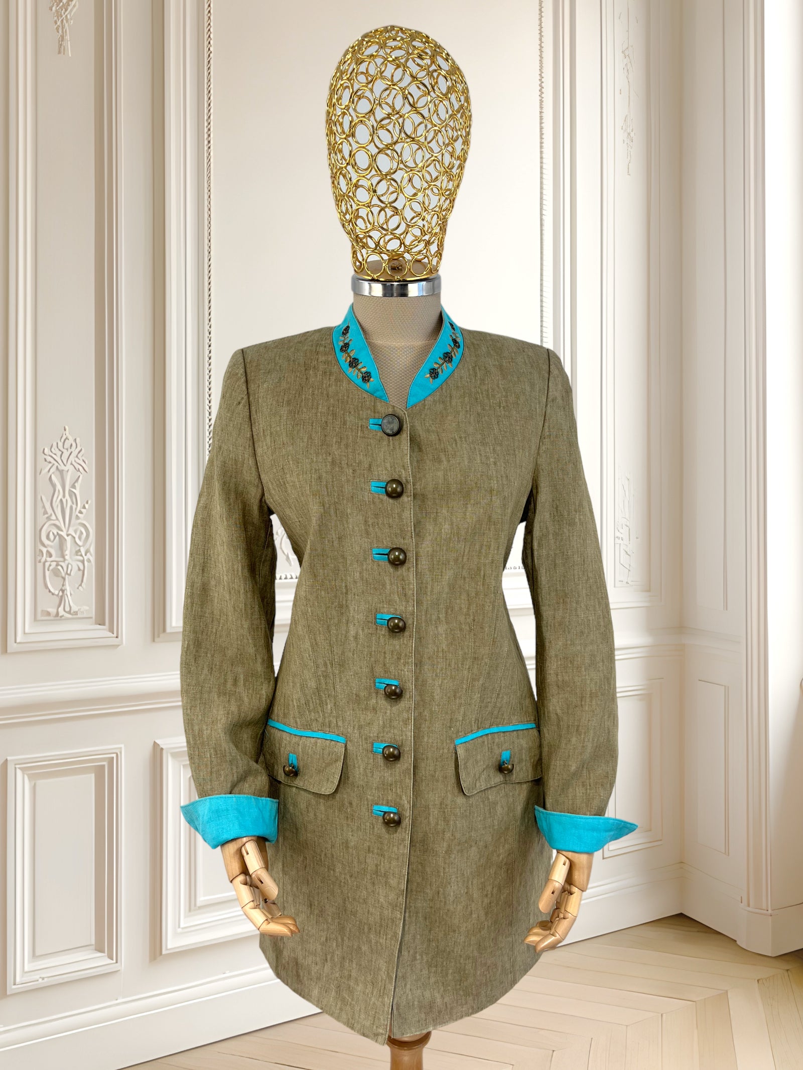 Sacou vintage din in mărimea S
