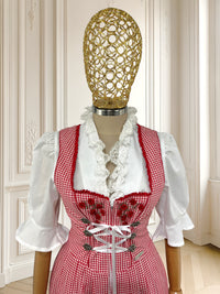 Rochie bavareză cu top alb mărimea S
