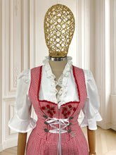 Încarcă imaginea în vizualizatorul Galerie, Rochie bavareză cu top alb mărimea S
