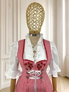 Rochie bavareză cu top alb mărimea S