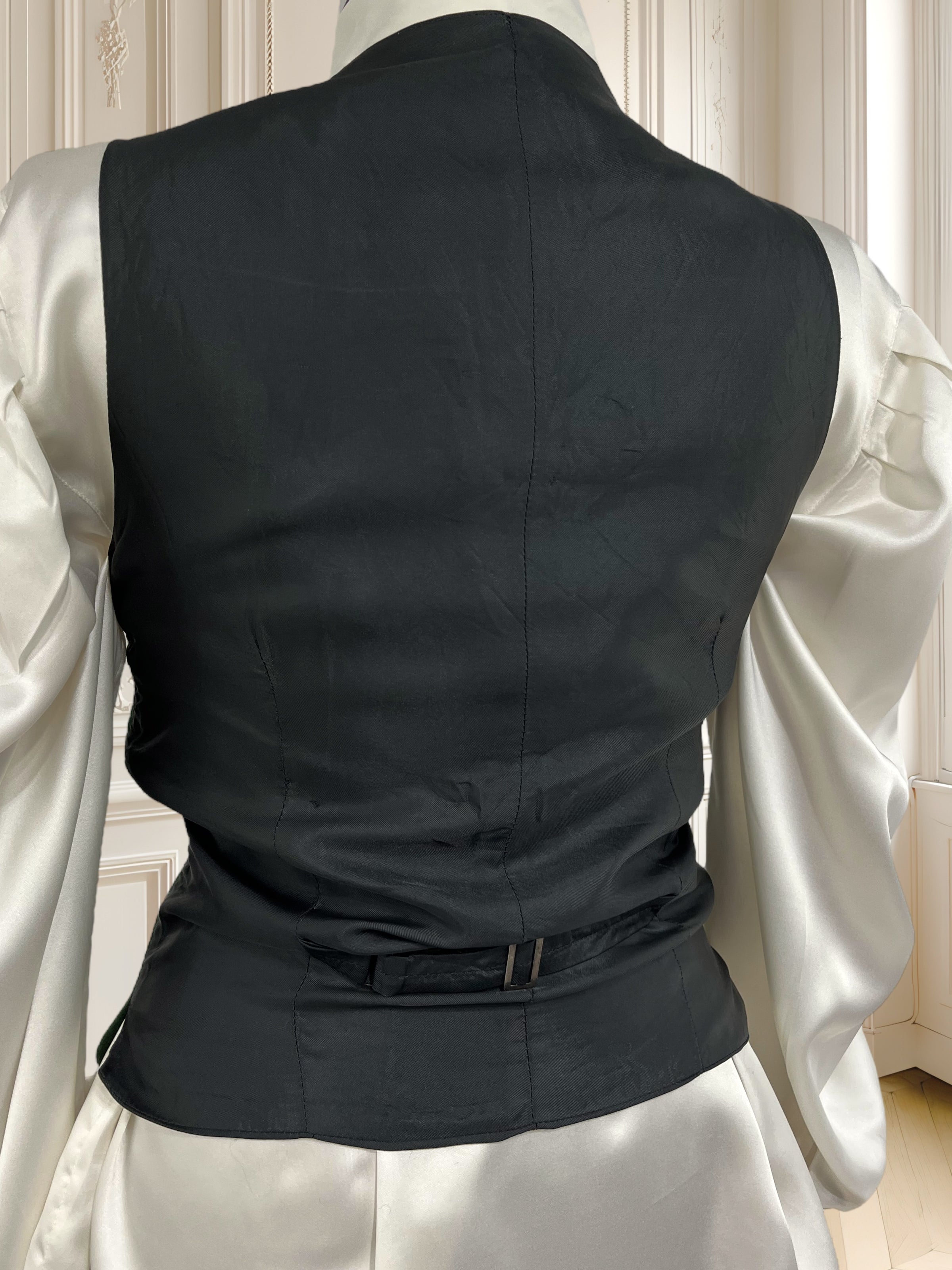 Vestă de costum din lână potrivită pentru XS/S
