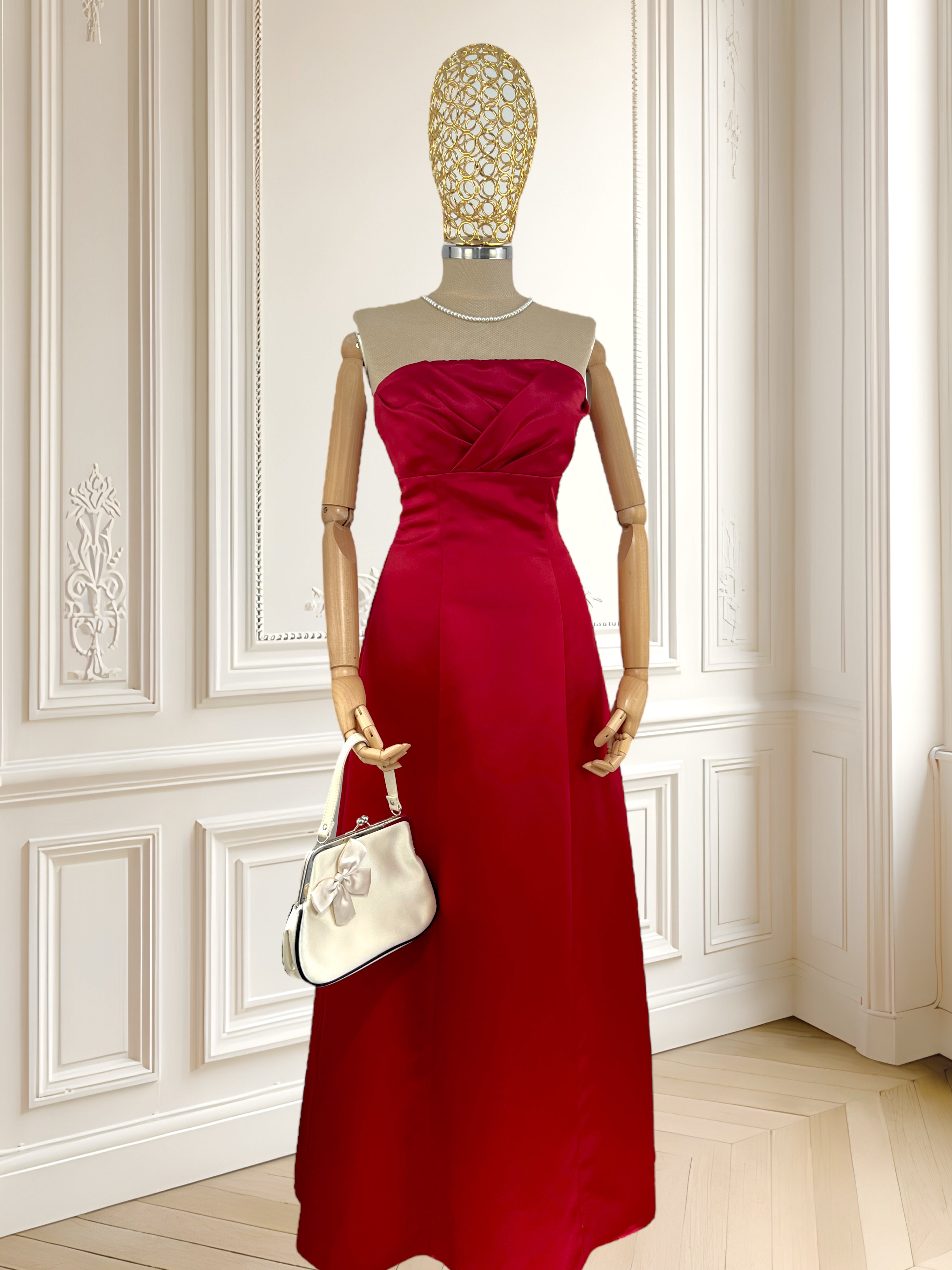 Rochie satinată de gală mărimea S